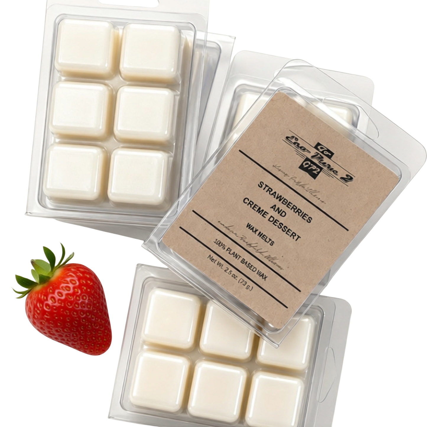 2.5 oz. Strawberries and Creme Dessert