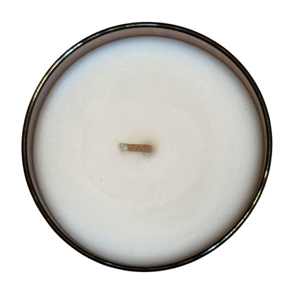8 oz. Handpoured Soy Candle in Pumpkin Soufflé+chai tea and crème brûlée