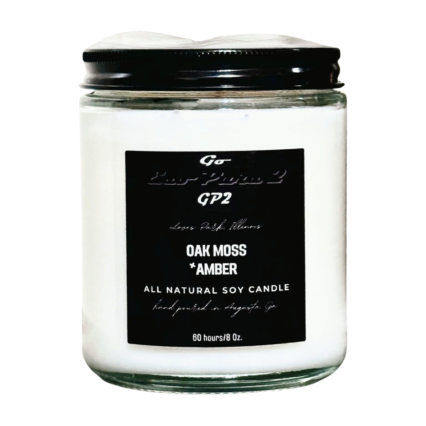 Oak Moss and Amber All Natural Soy Candles