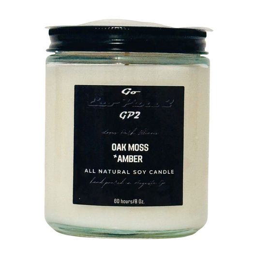 8 oz. All Natural Soy Candle in Oak Moss and Amber