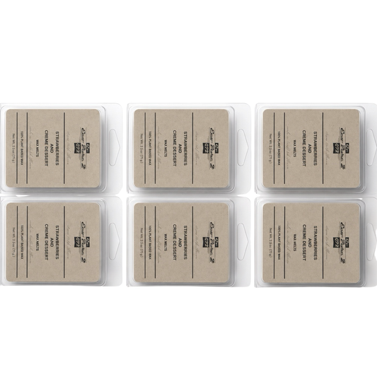 2.5 oz. Strawberries and Creme Dessert Pack of 6